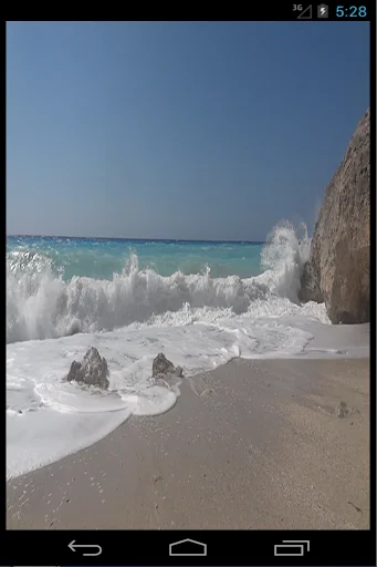 Beach Rock Live Wallpaper screenshot 1