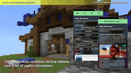 bedwars mod for minecraft screenshot 1