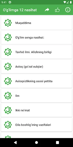 O’g’limga 12 nasihat.