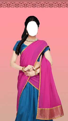Half Saree Face Changer