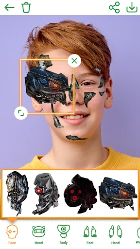 Cyborg Camera - Photo Filters screenshot 2