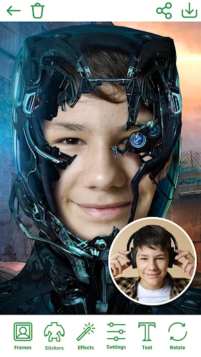 Cyborg Camera - Photo Filters screenshot 3