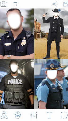 Police Photo Frame: Photo App screenshot 2
