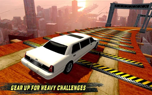 Extreme Limo Mega Ramp - Car D