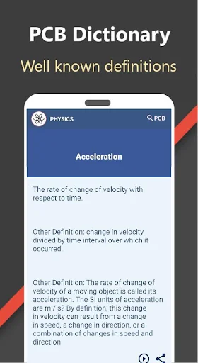 Dictionary PCB [Phy-Che-Bio] screenshot 3