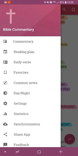 Bible Commentary Verse by Vers screenshot 1