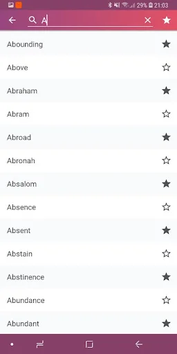 Bible Dictionary Offline screenshot 3
