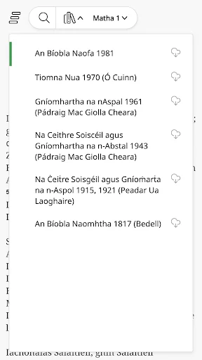 An Bíobla Naofa (Irish Bible)