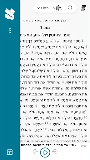 תורה נביאים כתובים וברית חדשה screenshot 3