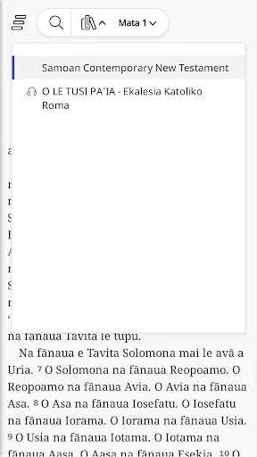 O LE Tusi Pa'ia - Samoan Bible