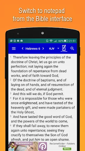 Offline Bible- Bible Notebook