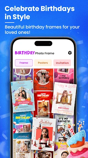 Birthday Photo Frame & Editor