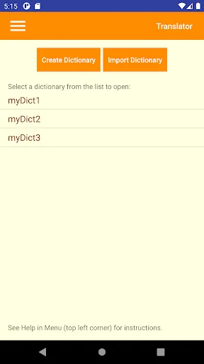 Build Own Dictionary
