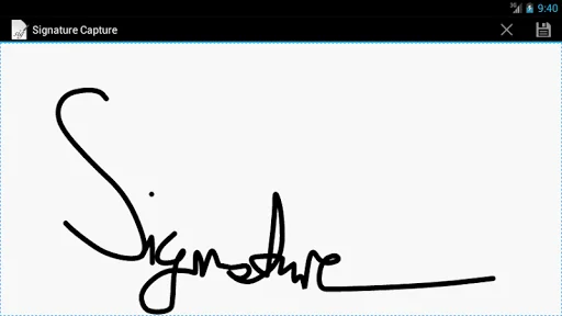 Signature Capture screenshot 2
