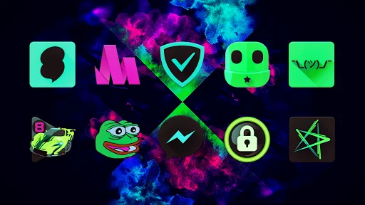 Black Light Icon Pack screenshot 1