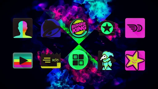 Black Light Icon Pack screenshot 2