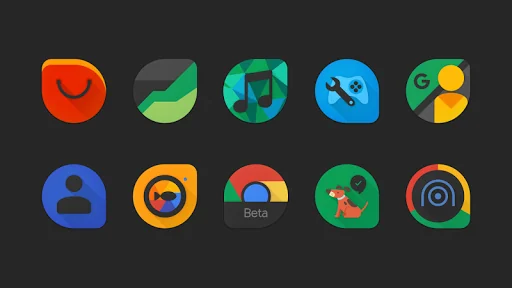 Blackdrop Icon Pack screenshot 1