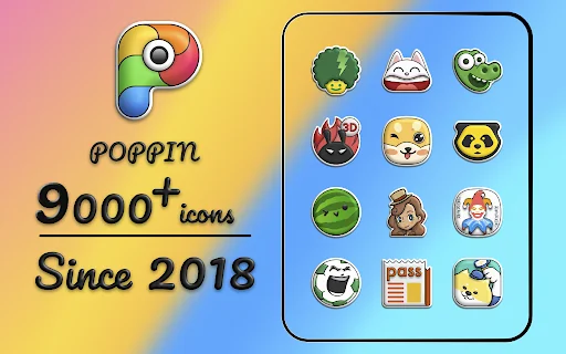 Poppin icon pack
