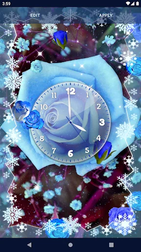 Blue Rose Live Wallpaper 3D screenshot 3