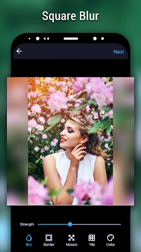 Blur Photo Editor Square Blur
