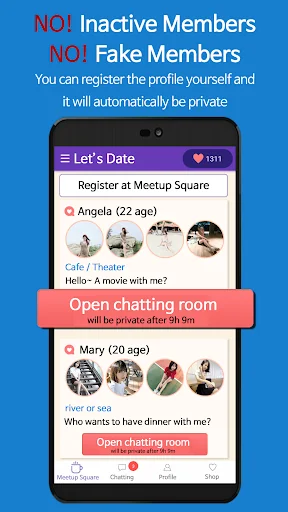 Let's Date - chatting, meeting screenshot 1