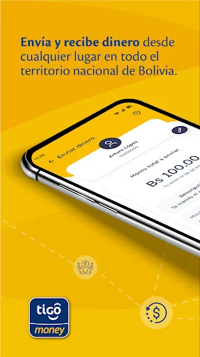 Billetera Tigo Money Bolivia screenshot 1