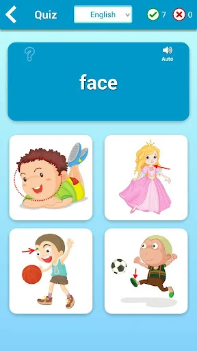 Body Parts Flashcards screenshot 3