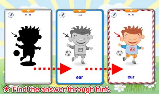 Body Parts Flashcards screenshot 4
