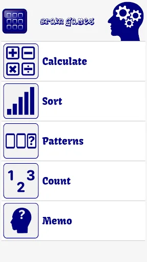 Brain Math & Memo Logic Games
