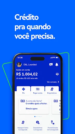 Agibank: Conta, Crédito screenshot 2
