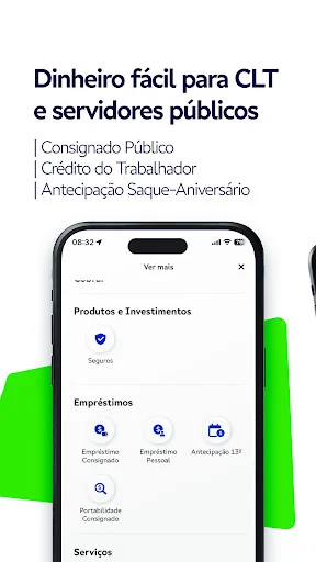 Agibank: Conta, Crédito screenshot 4