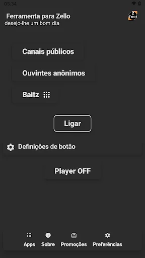Botão flutuante
