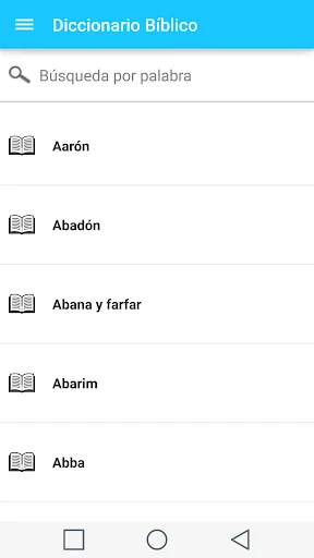 Spanish Bible Dictionary screenshot 4