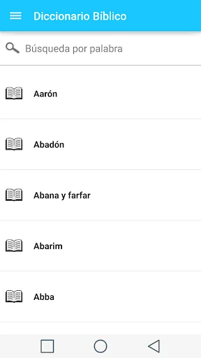 Spanish Bible Dictionary screenshot 4