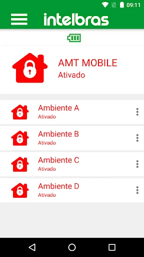 Intelbras AMT MOBILE V3 screenshot 2