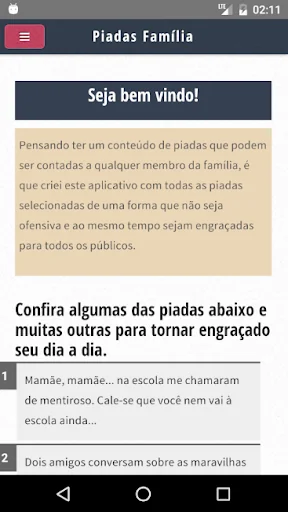 Piadas Família