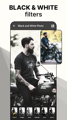 Black and White Photo Editor screenshot 1
