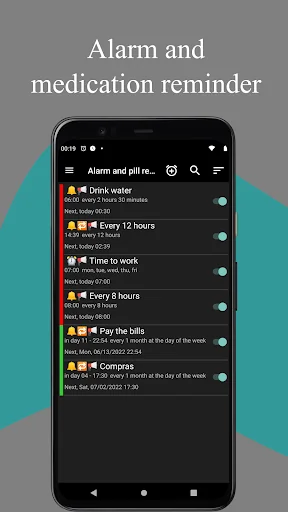 Allminder - Alarm and reminder