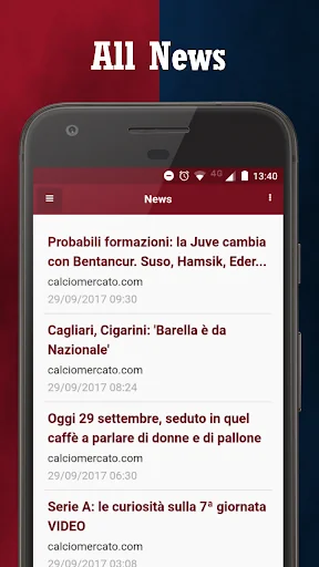 Cagliari Sport News