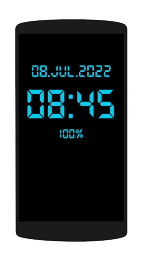 Digital Clock Live Wallpaper S