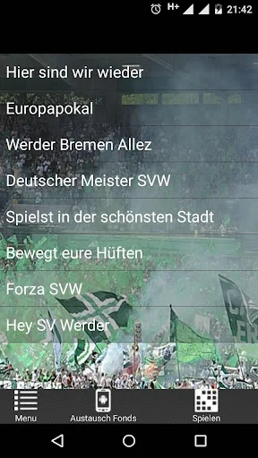 Fangesänge - Werder Bremen