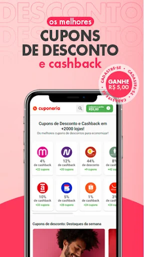 Cuponeria- Free Coupons Brazil screenshot 1