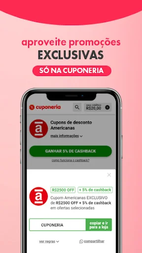 Cuponeria- Free Coupons Brazil screenshot 4