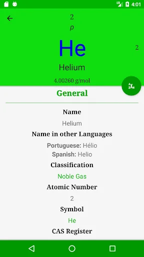 Periodic Table of the Elements screenshot 3