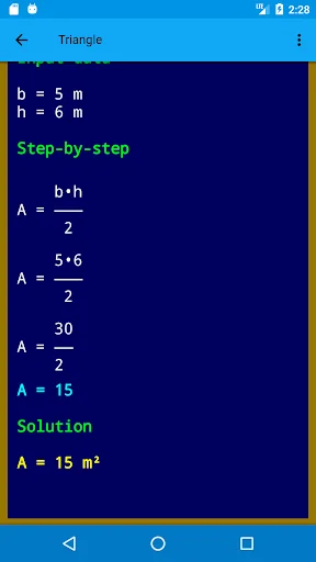 Polygeom: Geometry Formulas screenshot 2