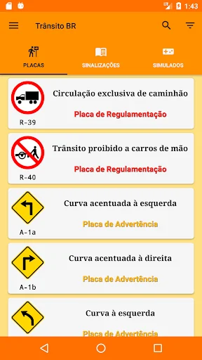 Placas de Trânsito do Brasil