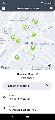 Táxi Londrina Cliente