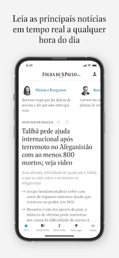 Folha de S.Paulo screenshot 1