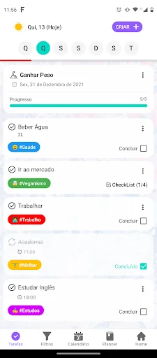 Tasks- Plans Checklist Routine