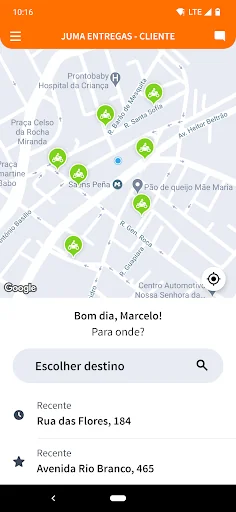 Juma Entregas - Cliente